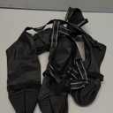 BECROWM Waterproof Dog Boots for Small/Medium Dogs -Dog Paw Protectors Dog Suspender Boots Anti-Slip Pet Shoes for Outdoor Walking, Reflective Stay-On, Dirt-Proof Comfortable Booties (Black, Large)