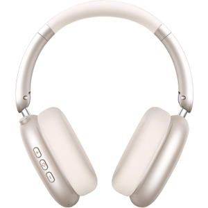 Wentronic Y01 Wireless Noise Canceling Headphones Bluetooth 5.3 Over Ear Headphones with Microphone, Hi-Res Audio, 48H Playtime, Foldable Comfortable Earpads,Compatible with iOS,Android,PC, Starlight