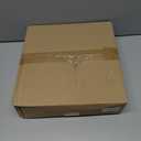 Christmas Garland Mixed with Eucalyptus,9FT Artificial Realistic Norfolk Pine Garland,Real Touch Cedar Pine Thick Greenery Faux Garland for Xmas Mantle,Stairs,Window,Fireplace(1, with 4 Ties)