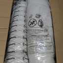 SUNROX Memory Foam Jumbo Rocking Chair Cushions, FadeShield Water Resistant Non Slip Durable Tufted Pads, Set of Seat & Back Cushion with Ties for Indoor/Outdoor Rocker, 2 Piece, Cream