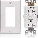 GFCI Outlet 20 amp Receptacle - UL Listed WR Tamper Resistant End of Life Monitoring Self-Test Electrical Outlets GFCI Receptacle for Outdoor White