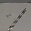 Double Rod Suction Cup Towel Holder  No Drill Strong Suction, Towel Holder for Bathroom Wall with Hooks, Steel Rods & Plastic Base, Perfect for Kitchen and Bathroom Wall Decor and Essentials (Grey)