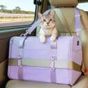 PETSFIT Large Cat Carrier with Patented Safety Buckles,Big Cats Up to 20 lb