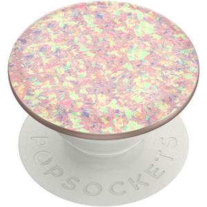 PopSockets Adhesive Phone Grip, Holder, Phone Stand, Rainbow - Iridescent Confetti Rose