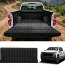 LASFIT Truck Tailgate Mat 2019-2026 for Chevrolet Chevy Silverado 1500 (Only Fit Multi-Flex Tailgate) & GMC Sierra 1500 (Only Fit Multipro Tailgate), All Weather TPE Mat (Not Fit Drop-in Liners)