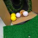 Floating Golf Green for Pool, Floating Chipping Green Mat for Pool, Lake, with Ball Picker, Drift Floating Golf Putting Turf Game Set for Golfersplay and Improve Skills in Outdoor and Pool Games