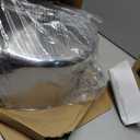 Cook N Home 7 Quart Tri-Ply Clad Stainless Steel Stockpot with Glass Lid