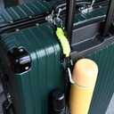 BRAVESHINE Paracord Keychain Carabiner Clip, D Ring Lanyard Hanger Stroller Hook for Water Bottle, Key, Backpacks, Men, Women (1 Pink 1 Green)