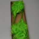 KLEWEE 6 Pcs Christmas Tree Picks, 17 Inch Green Furry Christmas Picks for Tree Decorations Christmas Tree Topper Filler for Xmas Tree Wreath Decor