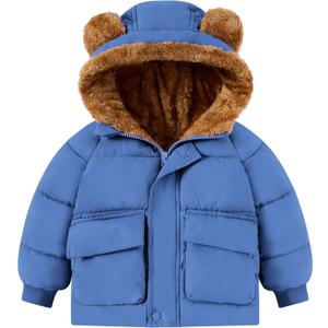 BFUSTYLE Baby Coat 6M-5T Winter Clothes Toddler Boy Girl Jacket Infant Fleece Outerwear With Hood
