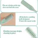 4 x Yeezyfafa 3 Pack Nasal Hair Cutter for Women Manual, 2 in 1 Double Sided Nose Hair Remover