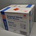 Basic Medical Blue Nitrile Exam Gloves, Latex-Free & Powder-Free Food-Safe House Cleaning Disposable Glove (1000 Pcs), M