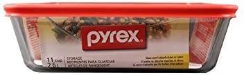 PYREX RCT W/LID RED 11C