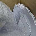 supernal 100PCS Gold Scalloped Plastic Plates -White and Gold Disposable Plates for Party Wedding -Include 50PCS 10.25inch Dinner Plate,50PCS 7.5inch Gold Dessert/Salad Plate for Birthday