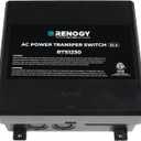 Renogy 120VAC 30 Amp Automatic Transfer Switch, ATS, Home, RV, Trailer, Marine, Suitable for Renogy 1000watt 2000watt 3000watt 12V Pure Sine Wave Inverter