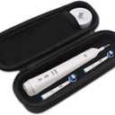 Oral B Toothbrush Hard Travel Case Carrying Bag, Fits for Oral-B Pro 1000, 2000, 3000, 3500, 1500 Electric Toothbrush, Mesh Pocket for Accessories and Soft Lining inside the Case for Protection