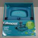 Gilmour Light Duty Circular Impact Sprinkler with Sled Base, Rotating Sprinkler Head with Adjustable Spray Pattern, Lawn Sprinkler for Large Area Coverage