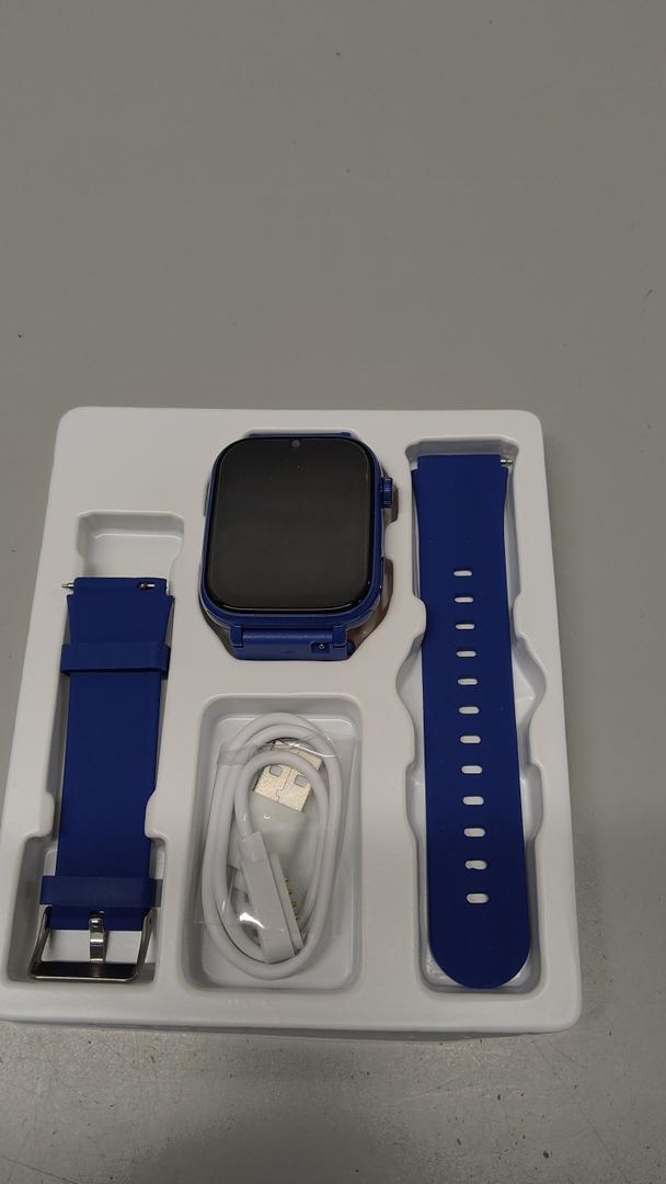 Yiphun 4G Kids Smart Watch with GPS Tracker, Video Call, Texting, and Phone Calls, Smart Watch for Kids with SIM Card, School Mode Alarm Clock SOS Alerts, Watch Gift for Age 412 Boys Girls, Bule