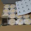 Thick Candle Jars for Making Candles 16 Pcs, 7 OZ Empty Jars with Wood Lids for Candle Making, Sample Container, Clear