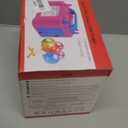 Balloon Pump Electric,110V 600W Balloon Blower Inflator Dual Nozzle Air Pump Balloons Inflator for Decoration, Party, Sport,Gifts:2 Balloon Tying Tools (Rose Red)