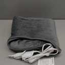 Electric Weighted Heating Pad for Neck Back Shoulder Pain Relief, Birthday Gifts for Women Men Mom Dad Elderly, 25"x37" Large Full Body Heating Pad for Menstrual Cramps - 5 Heat Levels/Auto Shut-Off (Gray)