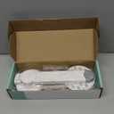 Toilet Locks Baby Proof (2-Pack) Ideal Baby Proof Toilet Lid Lock with Arm  No Tools Needed Easy Installation with 3M Adhesive  Top Safety Toilet Seat Lock  Fits Most Toilets, White