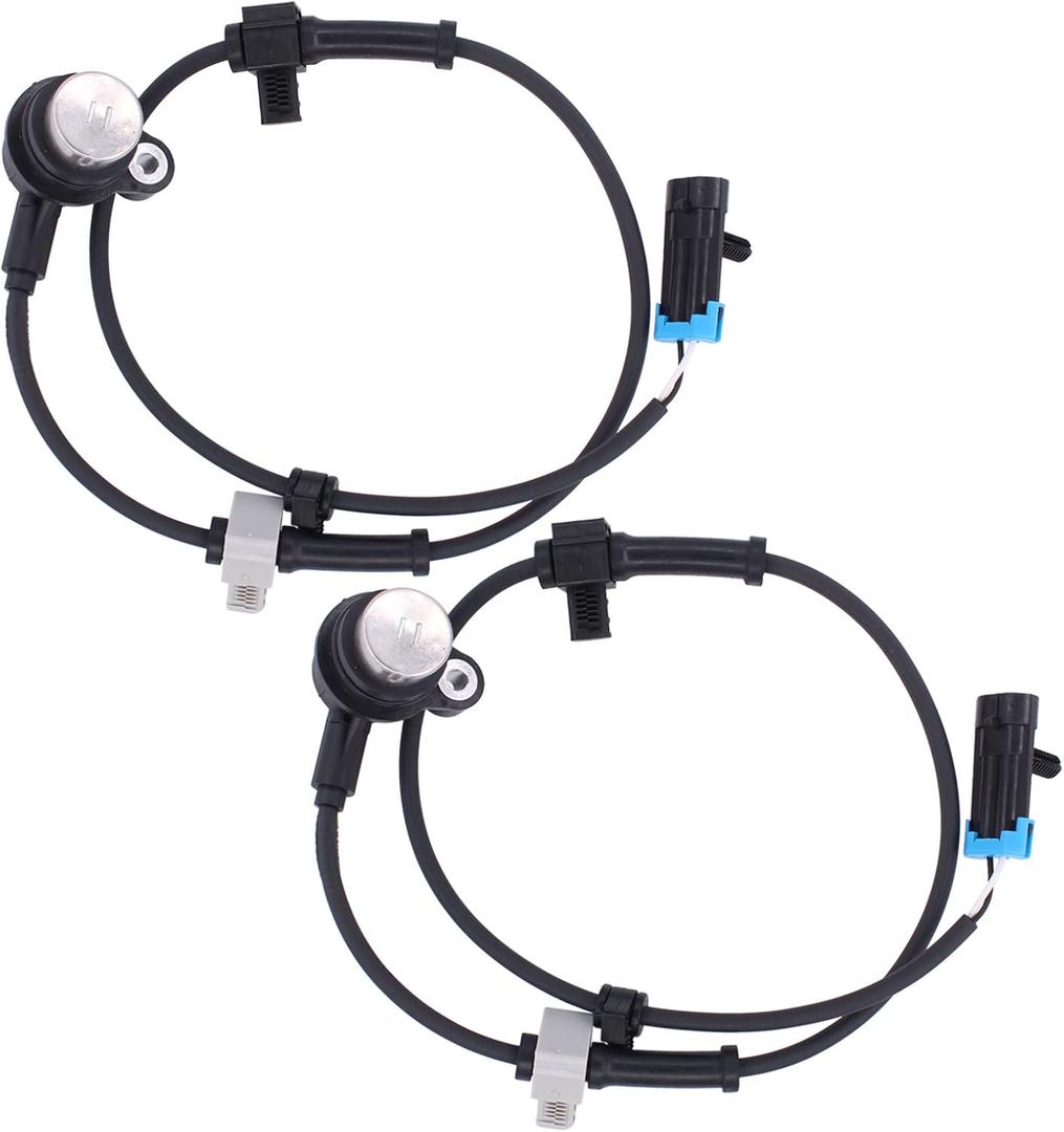 NewYall Pair Rear ABS Speed Sensor for Buick Rainier 2004-2007 for Chevrolet Trailblazer for GMC Envoy for Saab 9-7x 2006-2009 Left and Right Side ALS1737 15131391