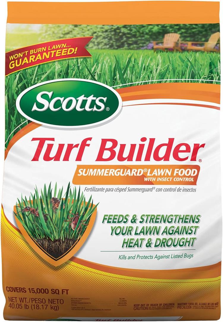 Scotts Turf Builder SummerGuard Lawn Food with Insect Control, 15,000 sq. ft. (EXP 09/04/27)