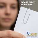 Upgrade Office Supply Jumbo Paper Clips, Non Skid, 1.9 Inch, 300 Count (3 Boxes of 100), Silver, Made in USA