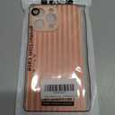 Gihklty Compatible with iPhone 16 Pro Max Case Cute Aesthetic Striped Phone Case for Girls Women,Soft Silicone Shockproof Protective Designed for iPhone 16 Pro Max Case -Pink