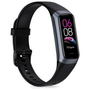 Fitness Tracker with 24/7Heart Rate, Blood Pressure, Sleep Tracking, Calorie, Activity Tracker with 1.1" AMOLED Color Screen, Waterproof Step Tracker for Android iPhones Women Men