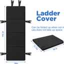 Adnee 600D Oxford Cloth Pool Ladder Protector Cover, 47.5''x16''Pool Step Guards,Swimming Pool Child Saver to Prevent Kids from Climbing,Falling,Drowning and Bunk Bed Ladders Protection