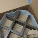 Solid Oak Wine Rack Countertop, 4 Bottle Tabletop Wine Holder - No Assembly Free Standing Wood Display for Kitchen, Bar, Office, Living Room | Walnut