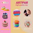 ARTPAR Air Dry Clay for Kids, Modeling Clay Kit, Model Magic Sculpting Set, Ultra Light & Soft, Safe Non-Sticky | 12 Box DIY Art and Crafts School Projects, Home Party Favors for Boys & Girls