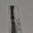 Iiteeology Metal Band Compatible with Apple Watch Band 41mm 40mm 38mm, Upgraded Business Stainless Steel Link Band for Apple Watch Series 9/ 8/ 7/ 6/ 5/ 4/ SE - 5 Beads, Space Gray