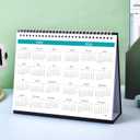 2026 Desk Calendar - Desk Calendar from January 2026 - December 2026, 10" x 8.3" Calendar Desk, 12 Months Standing Flip 2026 Desktop Calendars