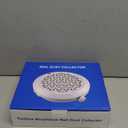 Nail Dust Collector for Nail Tech & Acrylic Nail Polishing - Ultra-Quiet 8000RPM Turbo Brushless Motor, Reusable Filter & Magnetic Detachable Design for Salon, Home DIY & Crafts etc.(Milky White)