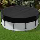 Shop Square 16 Ft Round Pool Cover with Fast Tightening Patented Ratchet, Solar Pool Covers for Above Ground Pools, One-Piece Tear Resistant Swimming Pool Cover Protector with Upgraded Ultimate Windproof