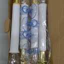 4 Pack Christmas Battery Operated LED Window Candles with Timer, Christmas Window Candles Lights with 3V Ultra-Bright LED Bulbs for Halloween Decorations Indoor Windows Mantels Table , 4 Suction Cups