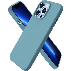 ORNARTO Compatible with iPhone 13 Pro Case 6.1, Slim Liquid Silicone 3 Layers Full Covered Soft Gel Rubber Case Cover 6.1 inch-Cactus