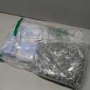 300 Sets Clip on Name Tag Clear Name Badge with Clip Waterproof PVC ID Badge Holder Transparent Name Tag Holder with Resealable Zipper Seal and Metal Badge for Teacher Worker