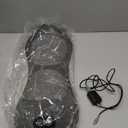 Triple Fusion Back Massager with Stretching, Vibration and Heat, 3-in-1 Electric Lumbar Pillow for Lower Back Tension Relief, Deep Tissue Relaxation Massage for Home, Office, Bed, Sofa, and Car Use (Black-Basic)