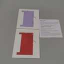 2026 [Apple MFi Certified] (iOS Only) Bluetooth Tracker Smart Card for Apple Find My iPhone Wallet GPS Tracker, 5-10 Years Staying Power, Keys Finder and Item Locator for Keys, Bags, Passport (2 Pack Red+Purple)