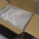 YKLSLH 4 Trays Paper Organizer Letter Tray - Acrylic Desk File Organizer, Stackable Clear Paper Holder Sorter Office Organizer for Letter/A4, Office File Ipad Books Notes Etc (4 Tier-horizontal)