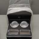 YURSENJIE Truck Center Console Organizer Between Seat for Minivans, SUVs, Middle Van Bench Organizer for Floor Console Organizer Storage Box with Locking Design