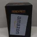 Veken French Press Coffee Maker 34oz, No Plastic Touching Cafe,Thickened Glass Stainless Steel Brewer, Cold Brew Cafetera Tea pot for Kitchen Travel Camping, Gifts, Decor, Bar Accessories, Dark Pewter