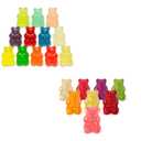 Albanese World's Best Family Share Pack, 12 Flavor Gummi Bears & True to Fruit Exotic Fruits Gummies, 36oz & 25oz Bags of Candy, Soft and Chewy Snacks (EXP 12/20/25)