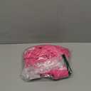 ZESICA Neon Pink Logo-Print Cotton Long-Sleeve T-shirt, L