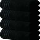Avalon Towels Bath Towels Set of 4, Size 30 x 60 Inches, Highly Soft and Absorbent, Quick Drying, Lightweight, Perfect for Daily Use