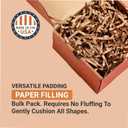 BOX USA White Crinkle Paper Filler (10lb) - Shredded Paper for Basket Stuffing, Shipping, Packaging, Confetti, Crafts & Holidays - Crinkle Cut, One Size